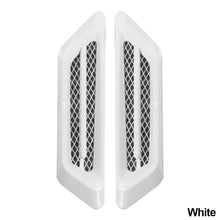 Load image into Gallery viewer, Pair Car Side Wing Cover Gill Shape Fender Vent Air Flow Spoiler Decorative Racing Intake Grille Trim Decoration Sticker