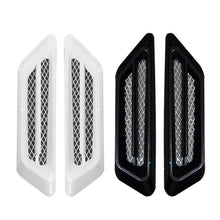 Load image into Gallery viewer, Pair Car Side Wing Cover Gill Shape Fender Vent Air Flow Spoiler Decorative Racing Intake Grille Trim Decoration Sticker