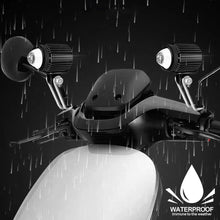 Load image into Gallery viewer, Motorcycle LED Spotlights White Yellow Hi/Low Beam Flash Fog Auxiliary Lights For Offroad ATV Engineering Vehicles Bicycle Lamp