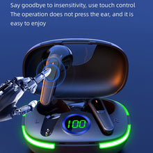 Load image into Gallery viewer, PRO80 Stereo Bluetooth Headset TWS5.1 Intelligent Touch LED Digital Display Cool Breath Light Game