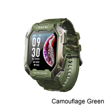 Load image into Gallery viewer, C20 Military Smart Watch Men Carbon Black Ultra Army Outdoor IP68 5ATM Waterproof Heart Rate Blood Oxygen Satm Smartwatch