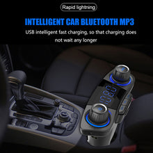 Load image into Gallery viewer, Bluetooth Car Kit Wireless FM Transmitter Handsfree Audio Receive MP3 Player with Power ON OFF Dual USB FM Modulator BT06