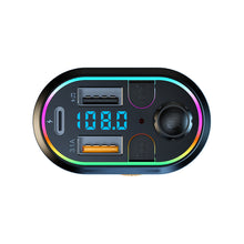 Load image into Gallery viewer, Car Bluetooth 5.0 FM Transmitter Wireless Audio Receiver Car MP3 Player Charge