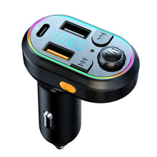 Load image into Gallery viewer, Car Bluetooth 5.0 FM Transmitter Wireless Audio Receiver Car MP3 Player Charge