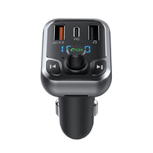 Load image into Gallery viewer, T68 Car Mp3 Player Bluetooth-compatible Hands-free Fm Transmitter Fast Charging Charger Plug-in Card/U Disk