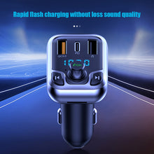 Load image into Gallery viewer, T68 Car Mp3 Player Bluetooth-compatible Hands-free Fm Transmitter Fast Charging Charger Plug-in Card/U Disk
