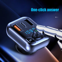 Load image into Gallery viewer, T68 Car Mp3 Player Bluetooth-compatible Hands-free Fm Transmitter Fast Charging Charger Plug-in Card/U Disk