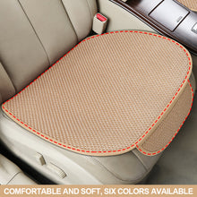 Load image into Gallery viewer, 1Pc Car Seat Cushion Protector Pad Front Pad for Most Car Seat Cover Breathable Ice Silk Summer