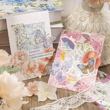 Load image into Gallery viewer, 100pcs/set Handmade Flower Material Paper DIY Scrapbook Junk Journaling Decorative Material Paper Ground Paper Planner Stationery