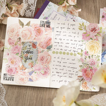 Load image into Gallery viewer, 100pcs/set Handmade Flower Material Paper DIY Scrapbook Junk Journaling Decorative Material Paper Ground Paper Planner Stationery