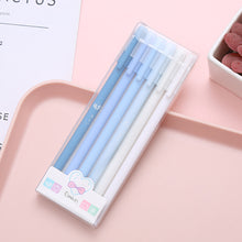 Load image into Gallery viewer, 6Pcs/Set Cute Morandi Gel Pen Kawaii 0.5mm Black BallPen Office School Stationery Supplies Student Writing Water Pen Neutral Pen