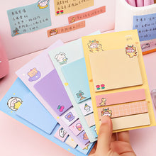 Load image into Gallery viewer, 80 sheets/set Colorful Cute Pet N Times Indexes Memo Pad Sticky Notes To Do List KoreanStationery Notepad Gift