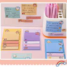 Load image into Gallery viewer, 80 sheets/set Colorful Cute Pet N Times Indexes Memo Pad Sticky Notes To Do List KoreanStationery Notepad Gift
