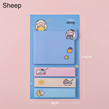 Load image into Gallery viewer, 80 sheets/set Colorful Cute Pet N Times Indexes Memo Pad Sticky Notes To Do List KoreanStationery Notepad Gift