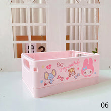 Load image into Gallery viewer, Mini Foldable Storage Box Ins Folding Plastic Storage Case Basket Home Storage Supplies Cosmetic Holder Container