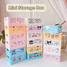 Load image into Gallery viewer, Mini Foldable Storage Box Ins Folding Plastic Storage Case Basket Home Storage Supplies Cosmetic Holder Container