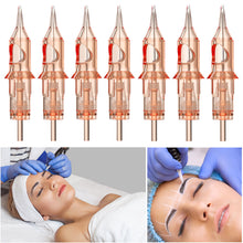 Load image into Gallery viewer, 10pcs Transparent Embroidery Needle Integrated Needle Hair Texture Scalp Eyeliner Tattoo Eyebrow Needle Tattoo Integrated Needle Beauty Tool