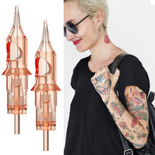 Load image into Gallery viewer, 10pcs Transparent Embroidery Needle Integrated Needle Hair Texture Scalp Eyeliner Tattoo Eyebrow Needle Tattoo Integrated Needle Beauty Tool