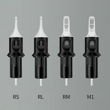 Load image into Gallery viewer, 20pcs/box 0.35mm Embroidery Needle RL RS RM M1 Integrated Stitch Eyeliner Eyebrow Tattoo Hair Tattoo Scalp Tattoo Needle Tattoo Equipment