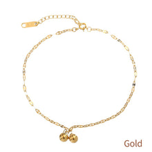 Load image into Gallery viewer, Small Ball Full Sky Star Titanium Steel Foot Chain Simple Women Gold Summer Beach Fashion Ankle Foot Anklet Jewelry