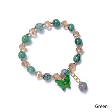 Load image into Gallery viewer, Butterfly Charm Stretch Crystal Women Bracelet Chains for Girls Friends Student Beads Bracelets Fashion Summer Charm Jewelry