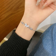 Load image into Gallery viewer, Fashion Butterfly Pull Bracelet Chain Simple Summer Party Wedding Jewelry Women Alloy Bracelet