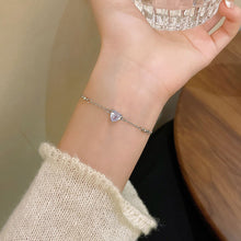 Load image into Gallery viewer, Fashion Heart Love Pull Bracelet Chain Simple Summer Party Wedding Jewelry Women Bracelet Lady Accessory Valentine Gift