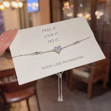 Load image into Gallery viewer, Fashion Heart Love Pull Bracelet Chain Simple Summer Party Wedding Jewelry Women Bracelet Lady Accessory Valentine Gift