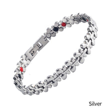 Load image into Gallery viewer, Creative Magnetic Bracelet Female Butterfly Clover Adjustable Magnetic Bracelet Fashion Energy Health Bracelets