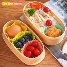 Load image into Gallery viewer, 3pcs Bento Divider Cup Reusable Silicone Dessert Sushi Separate Storage Accessories Food Lunch Box Liner Easy Clean Cake Mould