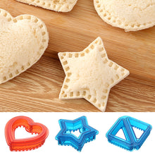 Load image into Gallery viewer, Sandwich Cutter and Sealer Set For Kids Lunch Sandwiches Decruster Uncrustables Maker Bread Toast Breakfast Making Mold