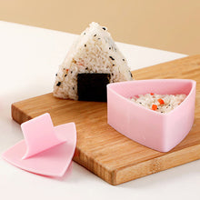 Load image into Gallery viewer, DIY Triangle Sushi Mold Onigiri Rice Ball MakerNon-Stick Kitchen Sushi Making Kit Seaweed Press Device Mold For Kids Beginner