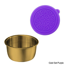 Load image into Gallery viewer, 304 Stainless Steel Salad Container Small Condiment Container with Lids Leakproof for Kids Lunch Containers Box Camping Hiking Outdoor Sauce Dispenser