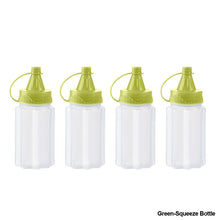 Load image into Gallery viewer, 4PCS/Set Transparent Sauce Bottle with Lid Portable Mini Seasoning Box Dispenser Condiment Salt Spice Jar Sauce Squeeze Bottle Camping Hiking Outdoor Sauce Dispenser