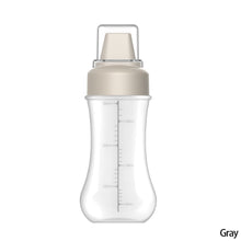 Load image into Gallery viewer, Multifunction 5 Holes Salad Squeeze Bottle Ketchup Container with Scale Honey Jam Refillable Condiment Sauce Squeeze Bottle