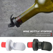 Load image into Gallery viewer, Wine Bottle Stopper Bar Hand Press Sealing Champagne Beers Cap Cork Plug Seal Lids Reusable Leakproof Silicone Sealer Wine Fresh Saver