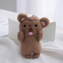 Load image into Gallery viewer, 10cm Screaming Animal Plush Toys Cute Shouting Dog Puppy Bear Keyring Pendant Car Keychain Bag Decoration Plushies Gifts