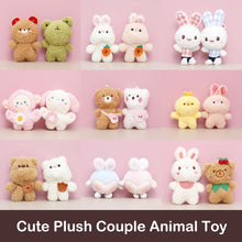 Load image into Gallery viewer, Cute Plush Cartoon Couple Animal Toy Keychain Decoration Pendant Gifts Wedding Party Guest Presents Bouquet Decoration Plush Toys