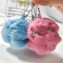 Load image into Gallery viewer, Cute Plush Little Monster Toys Cartoon Animal Keychain Stuffed Pendant Car Keys Bag Decoration Pendants Birthday Plushies Gifts