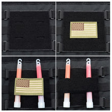 Load image into Gallery viewer, Tactical Vest Patch Molle System Adapter Panel Carabiner Converter Used To Attach ID Patch DIY Patch Badge