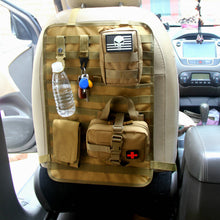 Load image into Gallery viewer, Universal Military MOLLE Panel Vehicle Seat Cover Protector Kit Mat MOLLE Car Seat Back Organizer