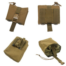 Load image into Gallery viewer, Molle Folding Tactical Magazine Dump Drop Pouch Hunting Military EDC Bag Foldable Utility Recovery
