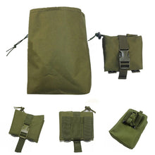 Load image into Gallery viewer, Molle Folding Tactical Magazine Dump Drop Pouch Hunting Military EDC Bag Foldable Utility Recovery