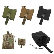 Load image into Gallery viewer, Molle Folding Tactical Magazine Dump Drop Pouch Hunting Military EDC Bag Foldable Utility Recovery