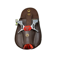 Load image into Gallery viewer, Hunting Camping Slingshot PU Leather Holder Bag Easy Carry Slingshot Waist Case EDC Outdoor Catapult Tool