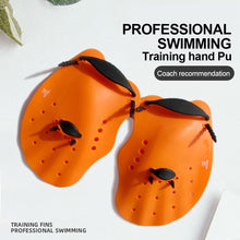 Load image into Gallery viewer, Water Sports Adult Children Professional Swimming Paddles Girdles Correction Hand Fins Flippers Palm Finger Webbed Gloves Paddle