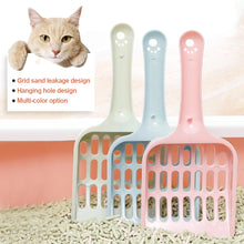 Load image into Gallery viewer, Cat Litter Shovel Cat Litter Scoop Waste Tray Pet Cleaning Tool Plastic Cat Toilet Sand Cleaner Spoon