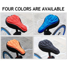 Load image into Gallery viewer, 3D Bike Seat Cushion Cover Comfortable Breathable Sponge Foam Seat Cushion Saddle Soft Set Mountain Bike Accessories