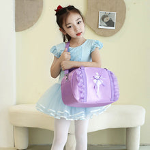 Load image into Gallery viewer, Children's One-Shoulder Dance Backpack Latin Dance Ballet Lace Lace Girl Princess Schoolbag New Fashion Dance Bag