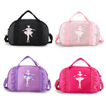 Load image into Gallery viewer, Children's One-Shoulder Dance Backpack Latin Dance Ballet Lace Lace Girl Princess Schoolbag New Fashion Dance Bag